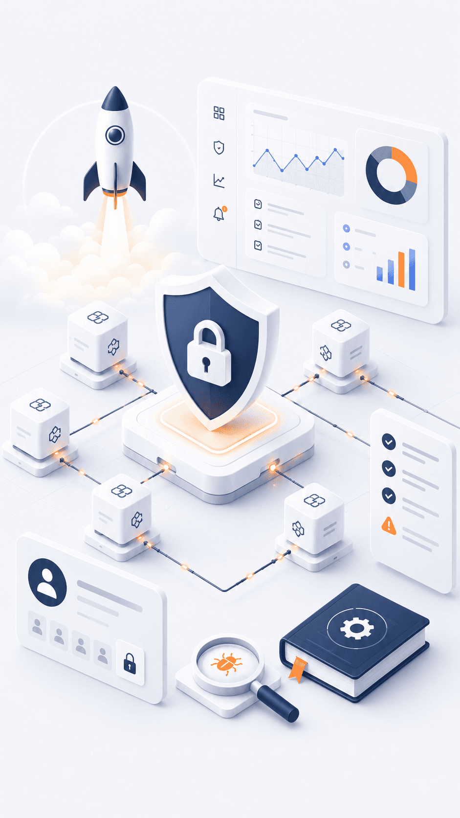 Security review dashboard for blockchain product