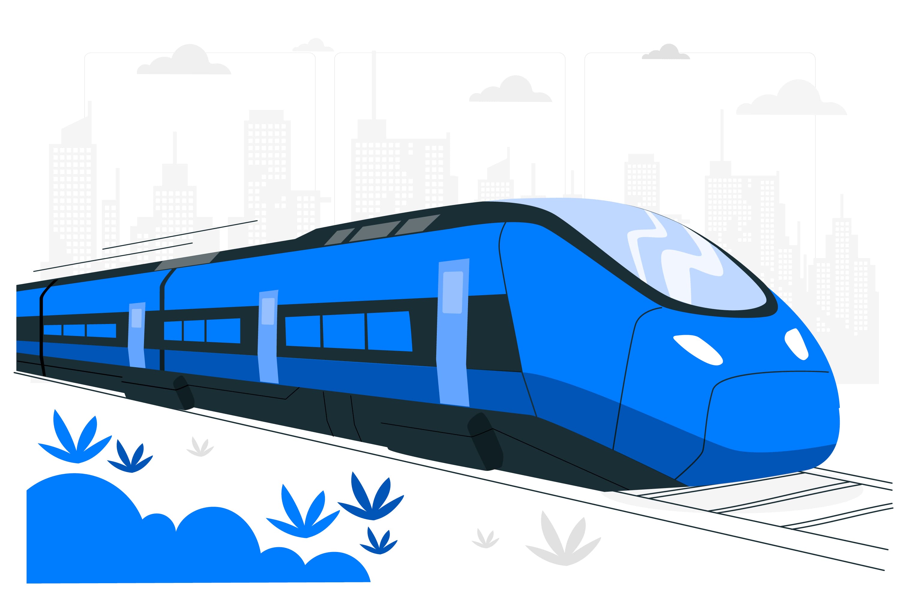 Railway train manufacturing operations